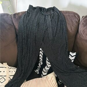 Torrid Black and White Patterned Pants